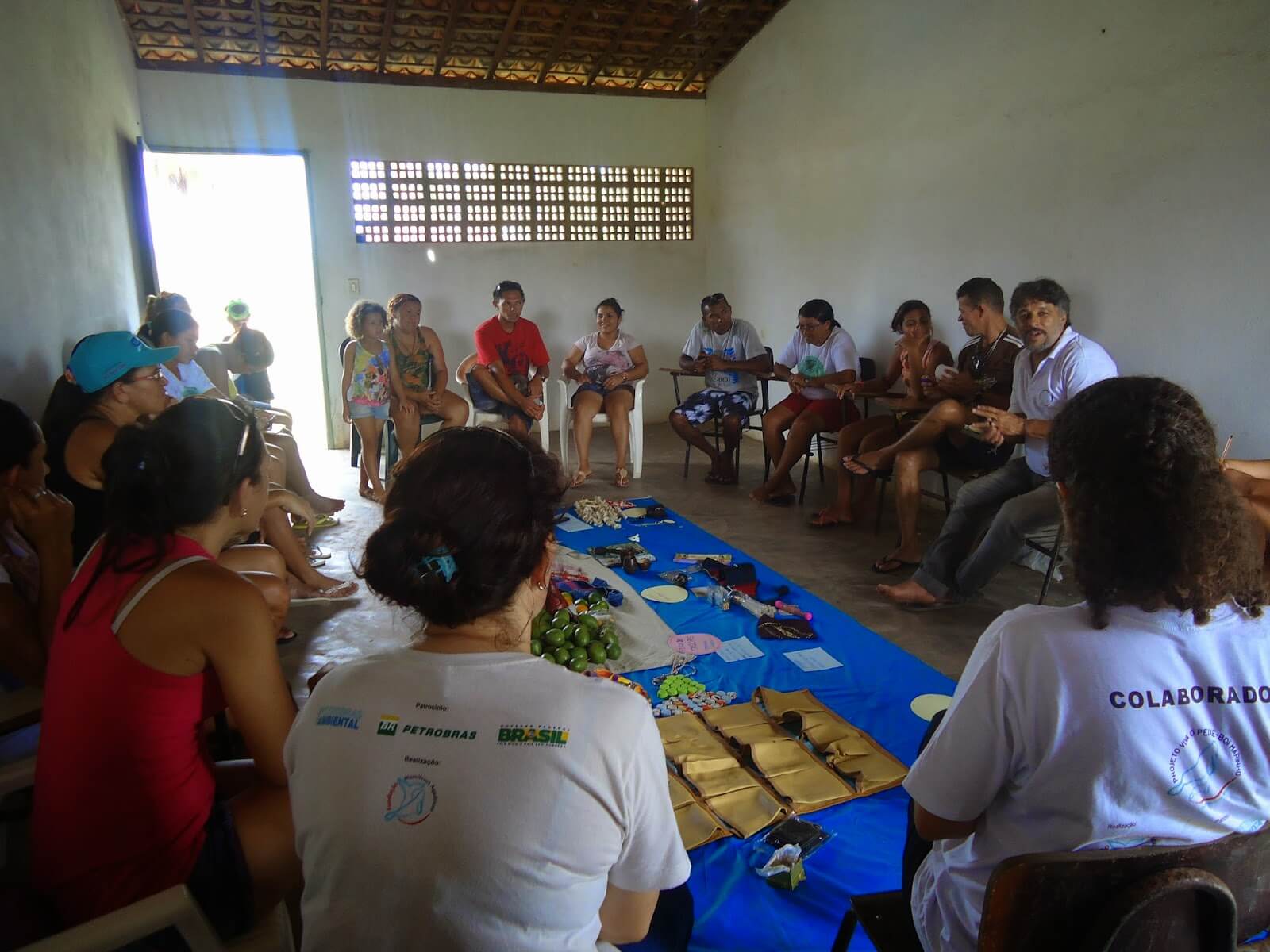 Imagem 2 de Moradores da Barra do Rio Mamanguape participam de oficina de desenvolvimento comunitário