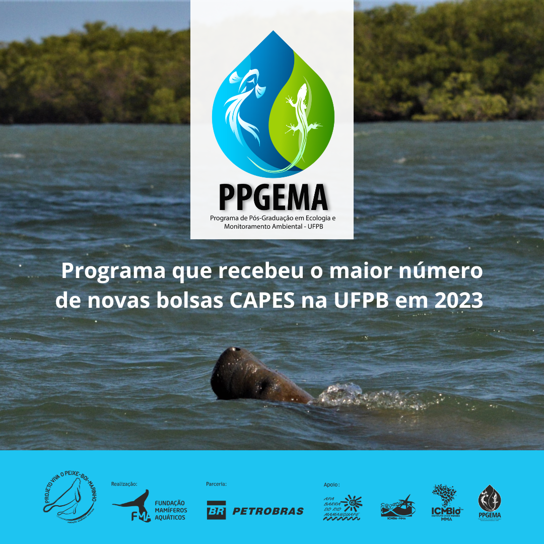 Projeto Viva o Peixe-Boi-Marinho comemora desempenho do PPGEMA na UFPB